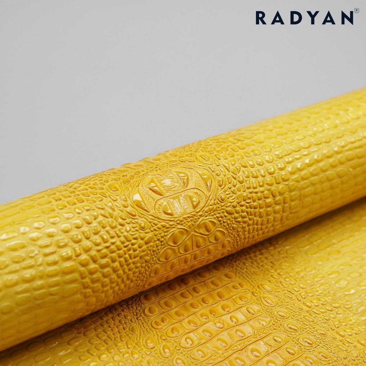 1 Yard 3D Embossed Gator Vinyl Fabric Faux Alligator Upholstery Craft Material Durable 56" Width